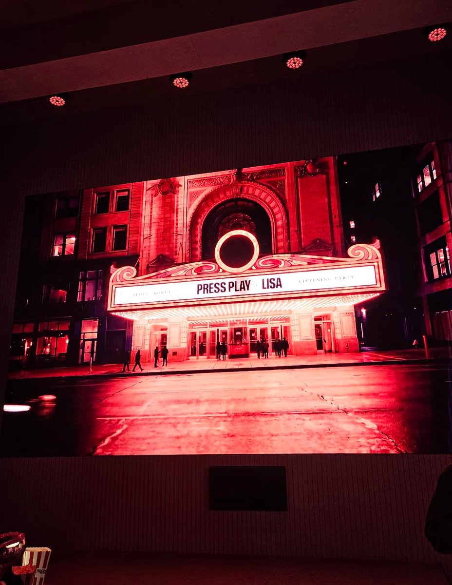 BBU_BLACKPINK's tweet photo. [ADMIN] BBU got the chance to attend #LISA’s PRESS PLAY Listening Party in SEOUL 🇰🇷

PRESS PLAY OUT NOW 
#LISA_Tarantino #LISA_PRESSPLAY https://t.co/1j6BGNuzm3
