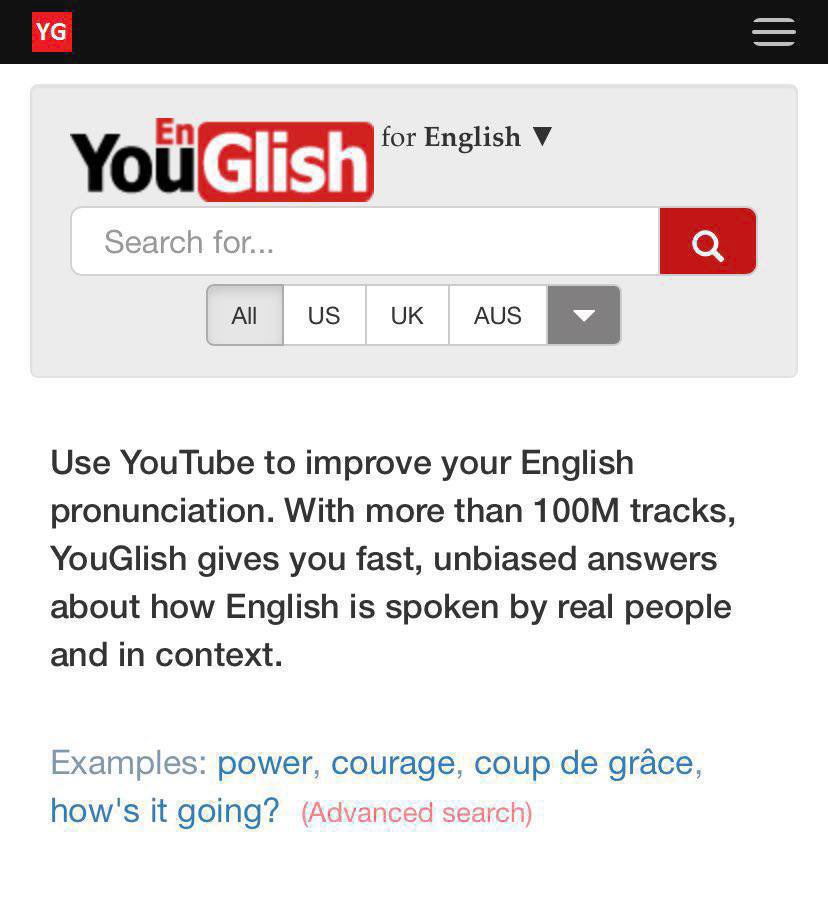 KAlotibei's tweet photo. كنز تطوير الاستماع والنطق #باللغة_الانجليزية.
موقع Youglish مثل اليوتيوب بمجرد ماتبحث عن كلمة او جملة او عبارة راح يعطيك:
-مقاطع لطريقة نطقها
-تعريف للكلمة باللغة الانجليزية
-مرادفات للكلمة
-استخدامات اخرى للكلمة
-معنى الكلمة بالعربي
  https://t.co/RIYLeBGTPV https://t.co/KnNAsZawsw