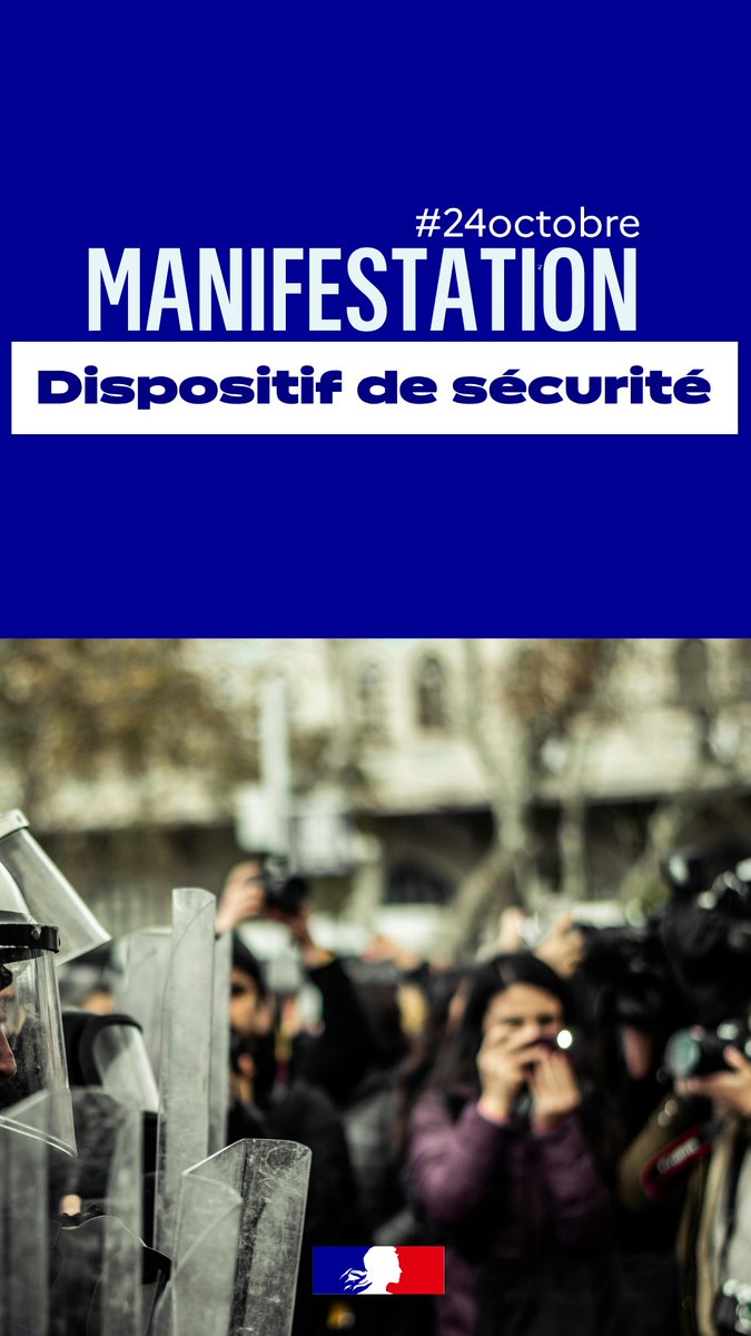 Prefet34's tweet photo. 👮SÉCURITÉ | Manifestations #24octobre 

Au regard des graves incidents et des violences qui ont émaillé la manifestation du 17 octobre dernier et face aux nombreux appels à rassemblements lancés sur les réseaux pour le samedi 24 octobre 2026 à Montpellier, la préfète de l’#Hérault annonce de nouvelles mesures de sécurité et de prévention ainsi qu’un dispositif de maintien de l’ordre renforcé.
 
🔎 Retrouvez tous les détails dans le communiqué de presse : https://t.co/iI2SOwIJrh

L’État est pleinement mobilisé pour prévenir les troubles et assurer la sécurité de tous.