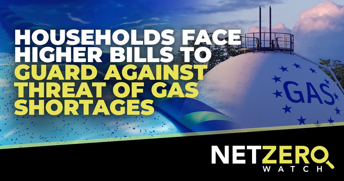 NetZeroWatch's tweet photo. British households will pay more on their gas bills to pay for the maintenance costs of an undersea gas interconnector linking the UK and Belgium says Ofgem. 

Without the pipeline, it warned that the grid would risk gas shortages in a worst-case winter scenario where temperatures plummet and a major system failure happens elsewhere. That could leave power plants without enough fuel or – in extreme circumstances – households without their central heating.

#CostOfNetZero