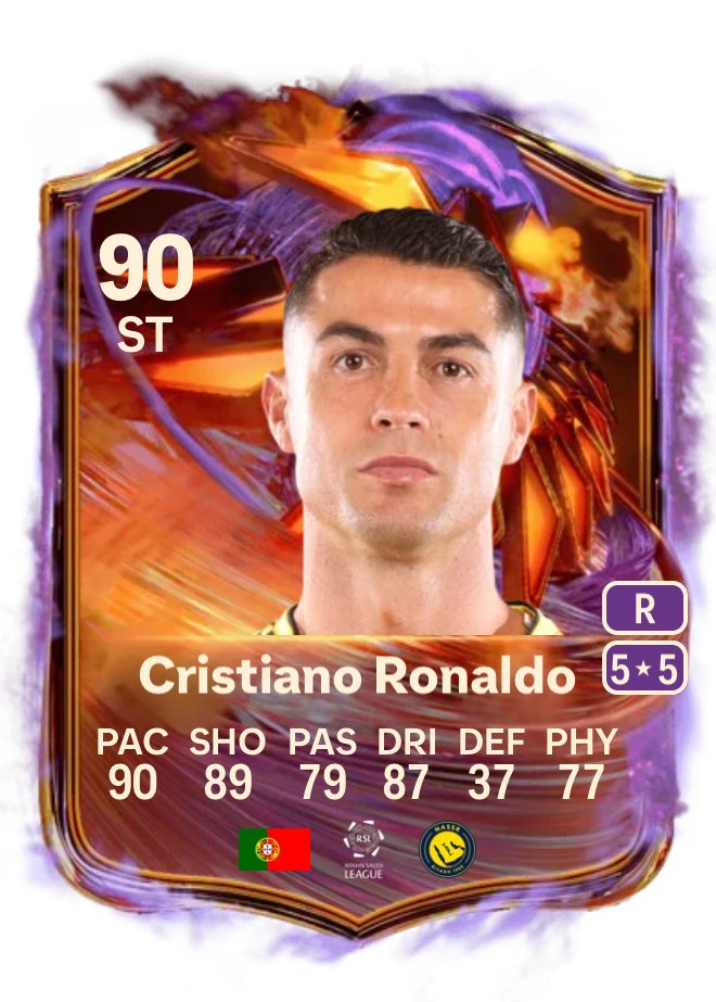FUTCoinShop's tweet photo. 🚨HUGE BOOST FOR RONALDO 👀👀👀

+23 PAC 
+1 SHO 
+4 PAS 
+9 DRI 
+4 DEF 
+2 PHY 
+1 WF
+1 SM

HE IS BACK 🔥🔥🔥 https://t.co/xNaBU0g843