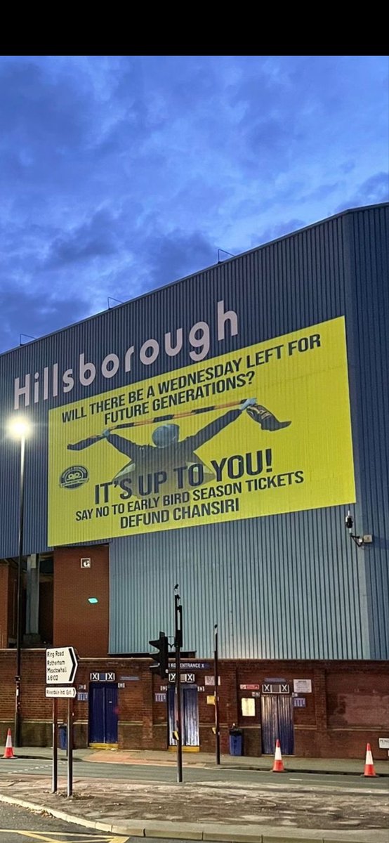 SWFCTrust's tweet photo. ONE YEAR ON.

A year ago today, thousands of Wednesdayites stayed away from Hillsborough for the home game against Middlesbrough.

The boycott sent a clear message. Supporters had simply had enough and wanted change.

Looking back twelve months on, it was arguably the final straw for the former chairman. A powerful demonstration of just how far things had gone and how strongly supporters felt about the direction of our football club.

The boycott was just one part of a much wider effort. Months of protests, campaigns and countless hours of voluntary work from Wednesdayites who simply wanted better.

A year on, there’s still plenty of work ahead, but the difference in where we find ourselves today is remarkable.

Twelve months ago, we were demanding a better future for Sheffield Wednesday. Today, we have the opportunity to build one.

Never underestimate what Wednesdayites can achieve when we pull together.

Nothing is Insurmountable. 

#SWFC