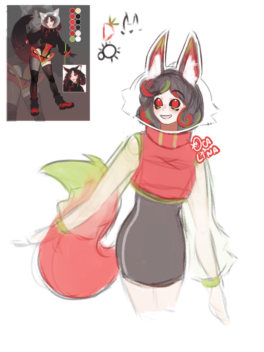 Oca_linart's tweet photo. Minha versão da @fwidowVT  em sketchzinho ^^ https://t.co/8FcqfOBU6q