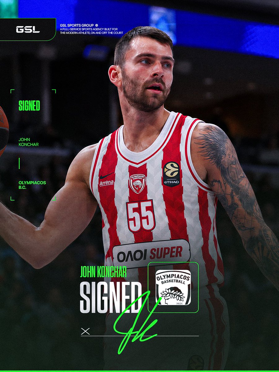 GSLSportsGroup's tweet photo. @konchjitty55 has signed with @Olympiacos_BC ✍️ https://t.co/x8zHJVDCf2