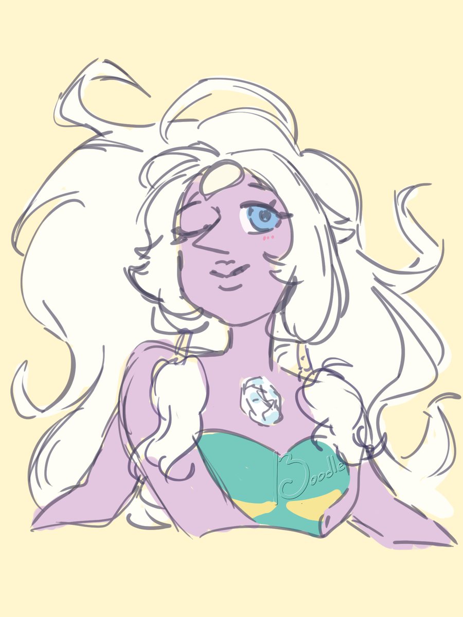 boodleboods's tweet photo. Day 5 fusion with opal (personally my fav fusion in su)!! https://t.co/CN3drIlAil
