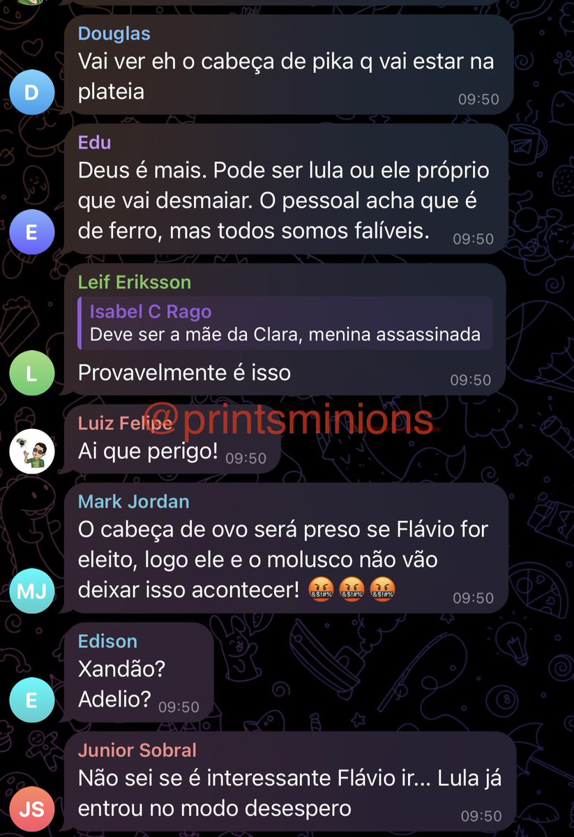 printsminions's tweet photo. janones tá causando entre os minions, eles estão com medo de flavio ser preso ao vivo kkkkkkk https://t.co/CcPjuqNJK7