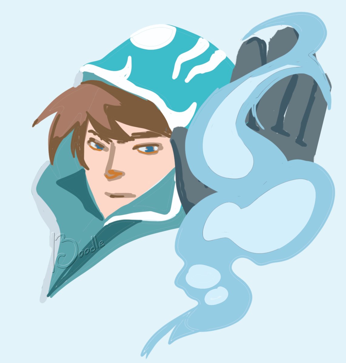 boodleboods's tweet photo. Catching up on the challenge... 😭 day 4 magic featuring jace from magic the gathering! https://t.co/nVePZqEOnt