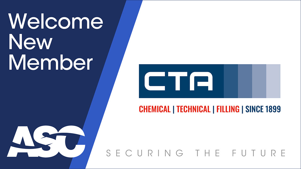 ASCouncil's tweet photo. We are pleased to welcome our newest ASC member CTA USA. CTA USA LLC is a contract filling and packaging company specializing in chemical-technical products ranging from liquid to highly viscous materials. Learn more: https://t.co/Nhlfwwdlju Become an ASC member: https://t.co/qbPJko3KEq