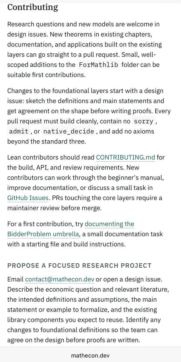 axiommathai's tweet photo. We are open sourcing MathEconLib and made it a lot more polished than before, in collaboration with leading economists! 

Axiom Math co-founded the project and continues to support its development. We welcome other organizations’ support - please reach out to the devs about this! https://t.co/bHAVLAX6lY