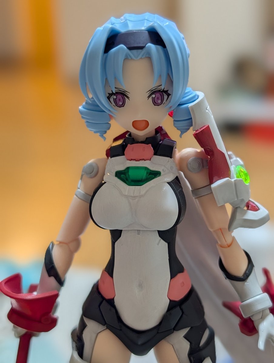 matazo8931's tweet photo. ディルミア　うちにも着弾していました。
表情パーツが非常に良いです。
まだ頭部しか作っていませんがミネルバ子の頭部と差し替えて、雰囲気を楽しんでいます。
#30ms https://t.co/XCHStMbVvW