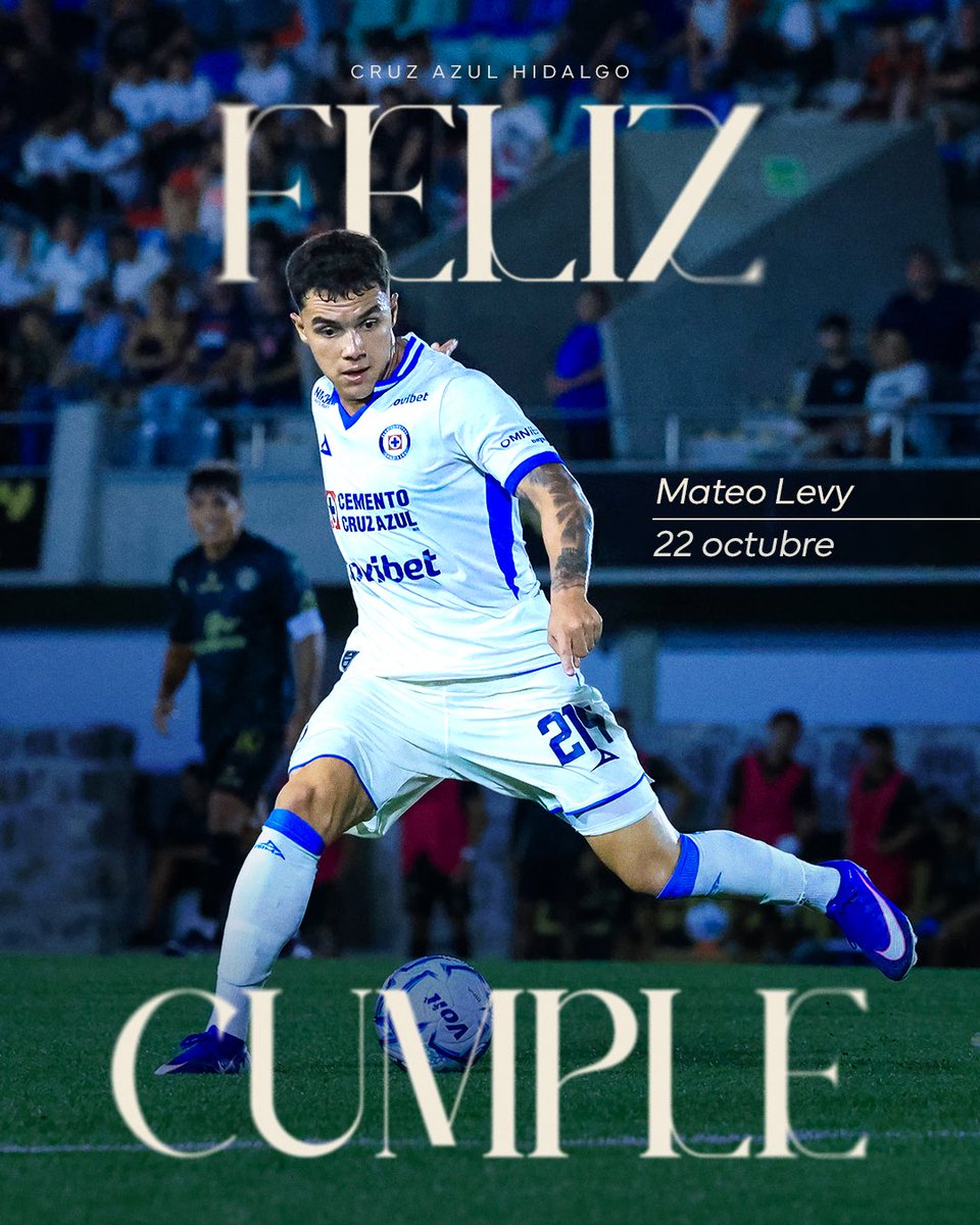 CruzAzul's tweet photo. ¡Feliz cumpleaños, Mate! 🥳💙 https://t.co/M6ZifsLob3