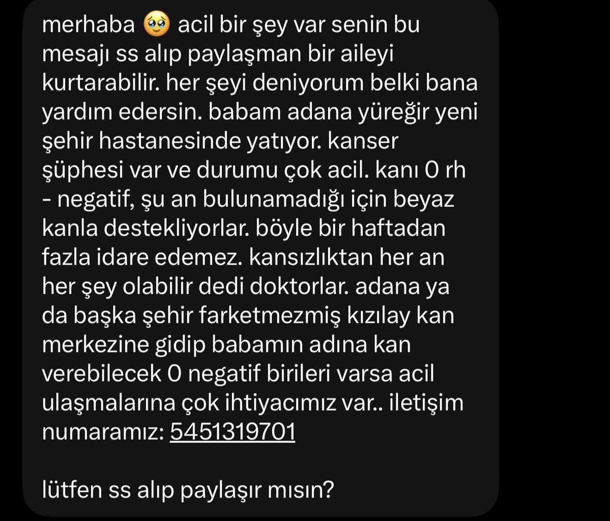 zeyno_citlembik's tweet photo. paylaşabilir misiniz acil kan ihtiyacı https://t.co/C1HtjKP7ux