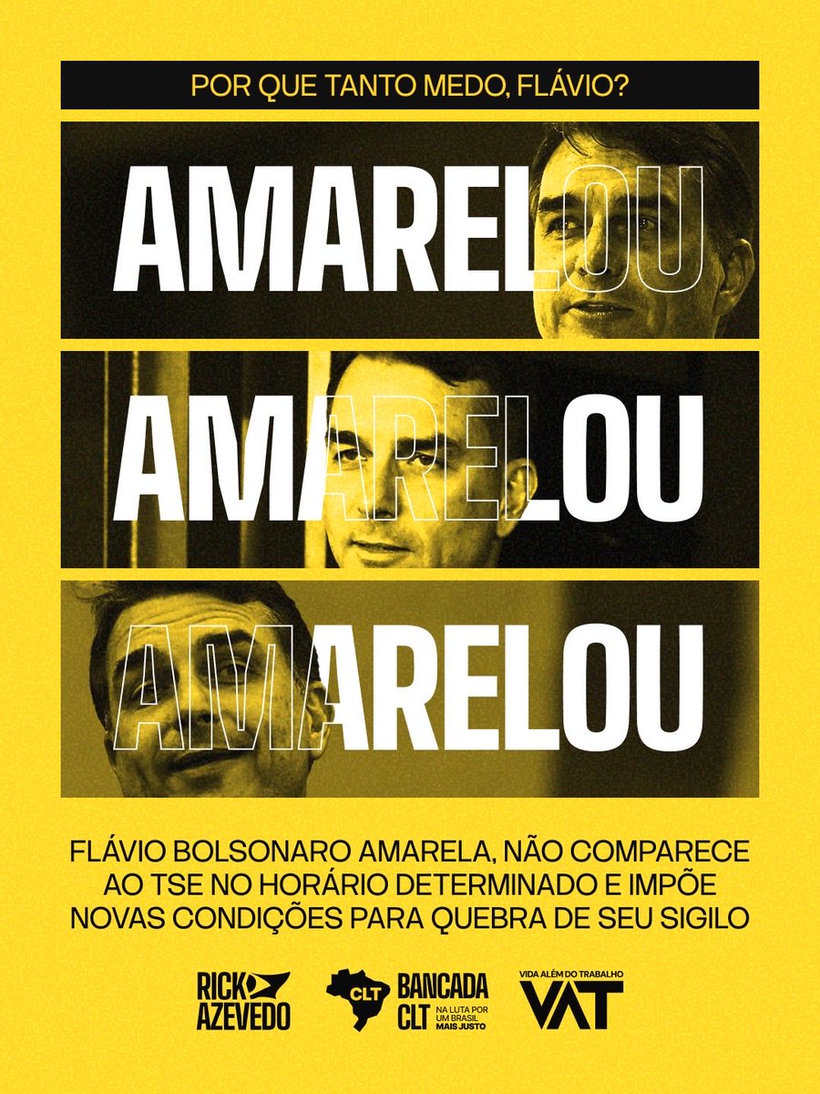 rickazzevedo's tweet photo. FLÁVIO ARREGÃO! CADÊ O SIGILO? https://t.co/NeHqfyfGiw