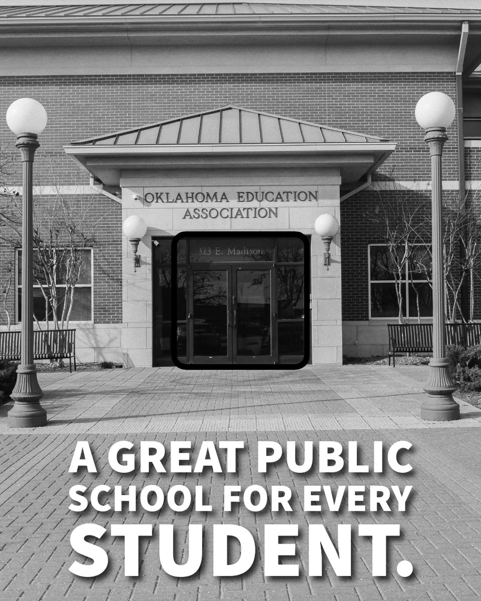 okea's tweet photo. Every OEA member is working toward the same thing: "A great public school for every student." That's our vision, and it shows up in the work every single day.
#oklaed https://t.co/AONbR9Dr3z