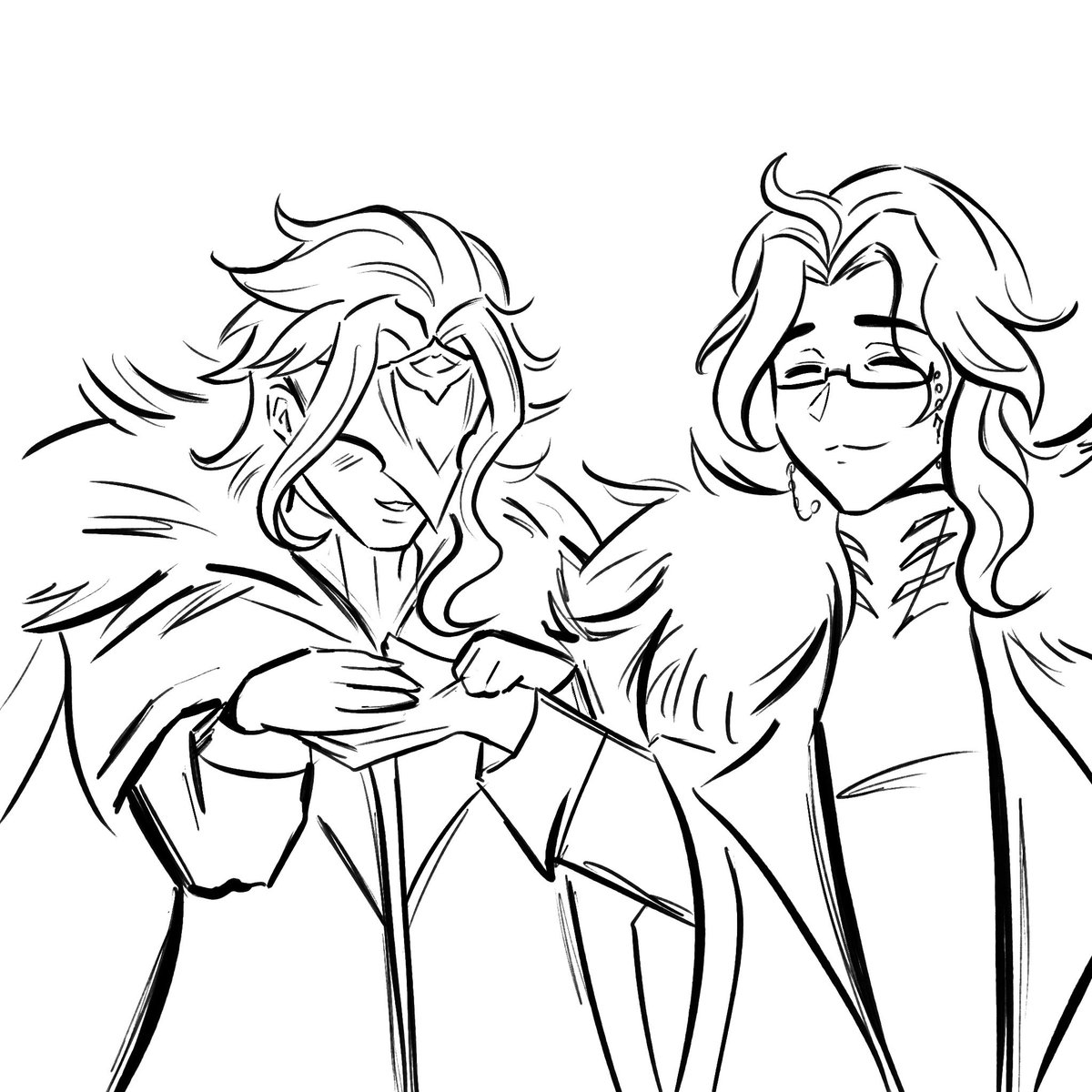zoryariart's tweet photo. They are so cute i needed to draw this comic >//<
#pantorre #genshin https://t.co/w7IIDrmcf5