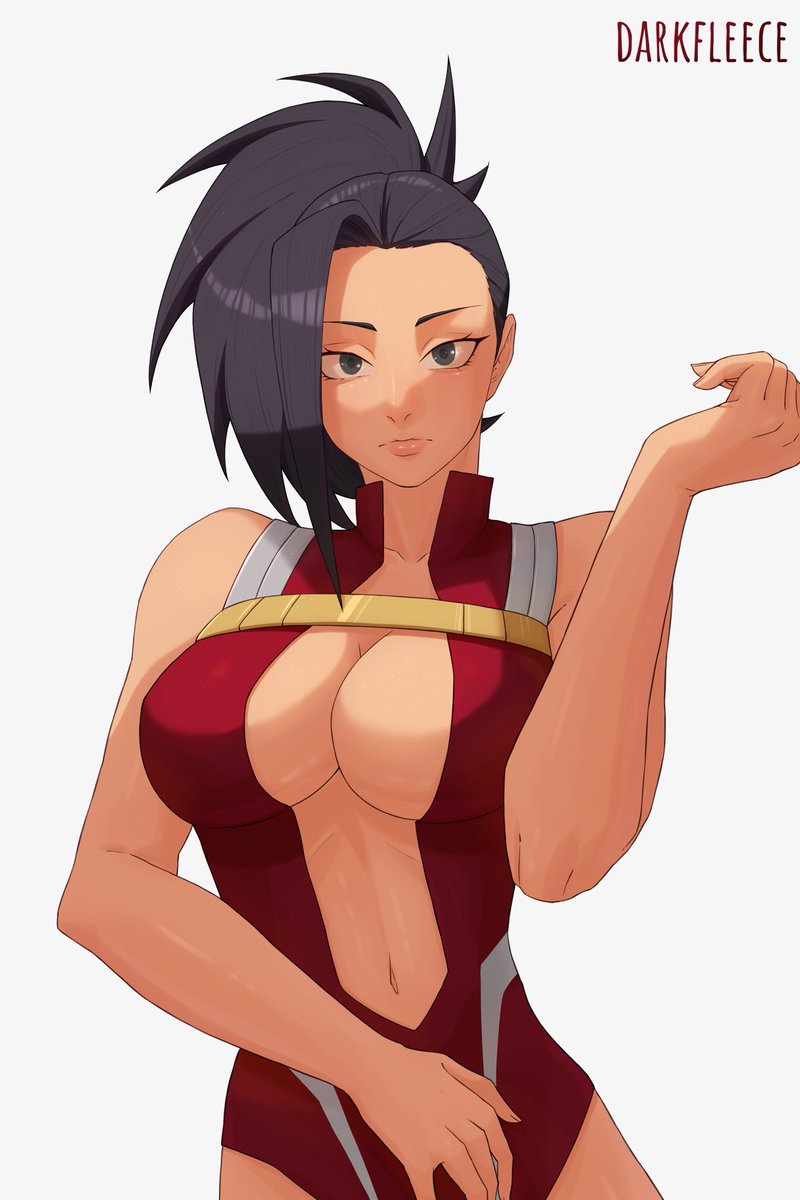 darkfleece's tweet photo. Momo Yaoyorozu (finished) https://t.co/5n6K4pdsYU