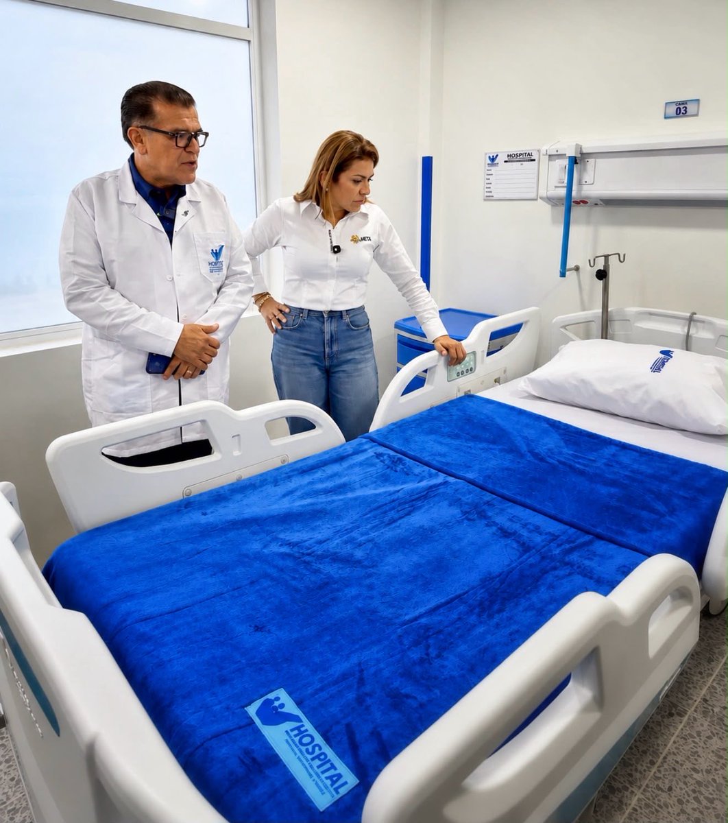 RafaelaCortesZ's tweet photo. Una cama nueva en un hospital no es solamente una cifra: puede marcar la diferencia entre una atención a tiempo y una que llega demasiado tarde. Por eso nos esforzamos día a día para que el Hospital Departamental de Villavicencio siga creciendo. Hoy hemos logrado que cuente con 61 nuevas camas, mientras fortalecemos su capacidad para atender emergencias tan delicadas como un infarto o un accidente cerebrovascular.

Más de 300 pacientes con ACV han logrado salvar su vida gracias a una atención especializada y oportuna. Eso es lo que quiero para nuestra salud pública: hospitales que respondan cuando nuestra gente más los necesita y una red cada vez más fuerte para cuidar no solo al Meta, sino también a quienes llegan desde toda la Orinoquía y la Amazonía.