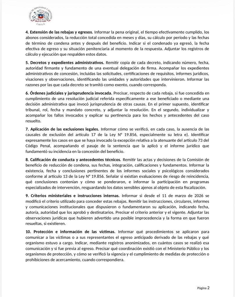 danimanouchehri's tweet photo. Este es un Gobierno empático con los victimarios, no con las víctimas. Las 56 rebajas de condena por violación y abuso sexual de niños otorgadas por el Gobierno de Kast son una muestra.

Hemos oficiado para conocer los nombres de los beneficiados y saber si hubo irregularidades o si alguien consiguió una rebaja gracias a un favor político. Que el Gobierno entregue los nombres y explique cada caso.

Tenemos la convicción de que quien ha violado a un niño o cometido un crimen de lesa humanidad debe morir en la cárcel.