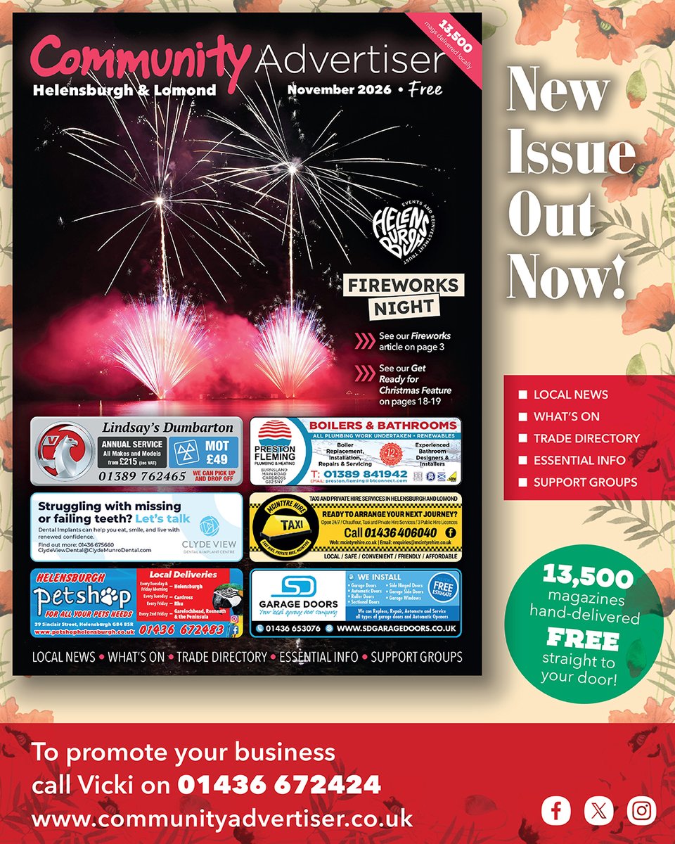 CommunityMagHel's tweet photo. Our November issue is out for delivery across the community! 😀😍 If you’re eager to dive in sooner, you can read the eBook here: https://t.co/pQ8bBaCS1D https://t.co/zn32xyy9vT