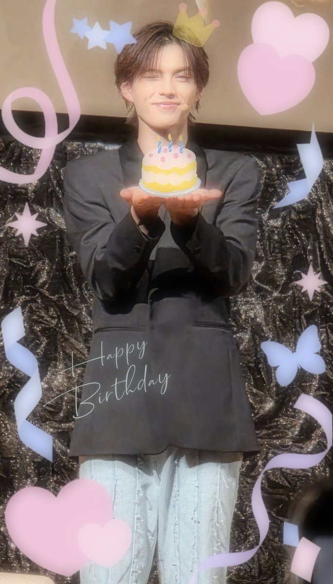 Shi_Wa04's tweet photo. ꒰ঌ ℍ𝕒𝕡𝕡𝕪 𝔹𝕚𝕣𝕥𝕙𝕕𝕒𝕪 ໒꒱

24歳もキラキラと輝く素敵な1年となりますよーに💫
更なる活躍、飛躍を願って！

#簡秀吉誕生祭2026
#簡秀吉 https://t.co/RFpP4CpebZ