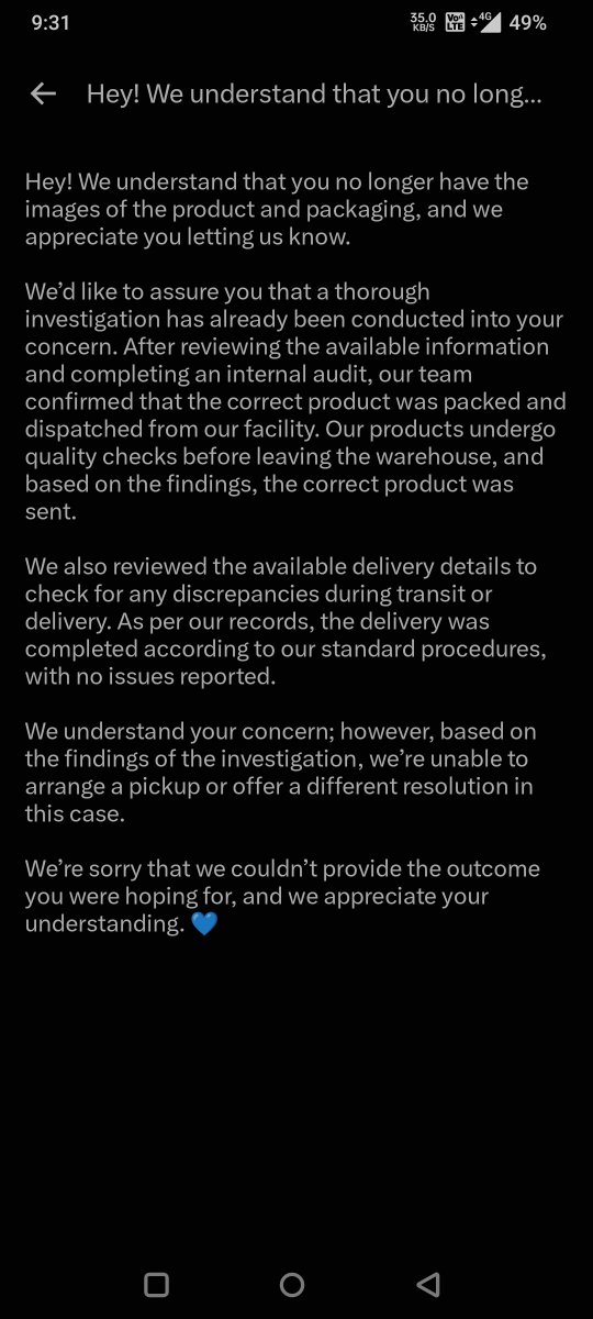 suraj_sawase's tweet photo. @thesouledstore Now they are denying to help me on of the pathetic service by @thesouledstore https://t.co/Ya96GXL5QD
