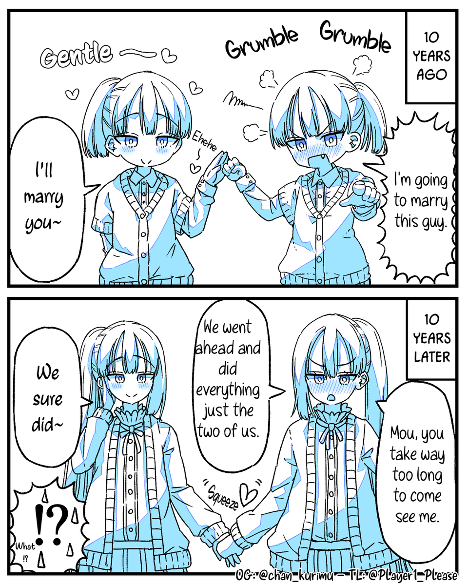 Player1_Please's tweet photo. The result of reuniting with my childhood twin friends from the countryside after 10 years... (1/2)
Eng ver💝 https://t.co/nqjGeVmrlx