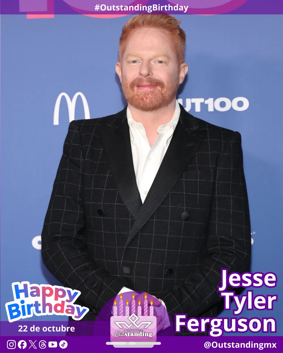 Outstandingmx's tweet photo. 🎂 ¡#OutstandingBirthday , Jesse Tyler Ferguson! 🥳

El inolvidable Mitchell Pritchett de la icónica serie ‘#ModernFamily’.
🎬 Elegancia, humor y corazón en cada escena. 💫

#OutstandingSeries #ModernFamily #ComedyLegend https://t.co/1OFZdd8KBT