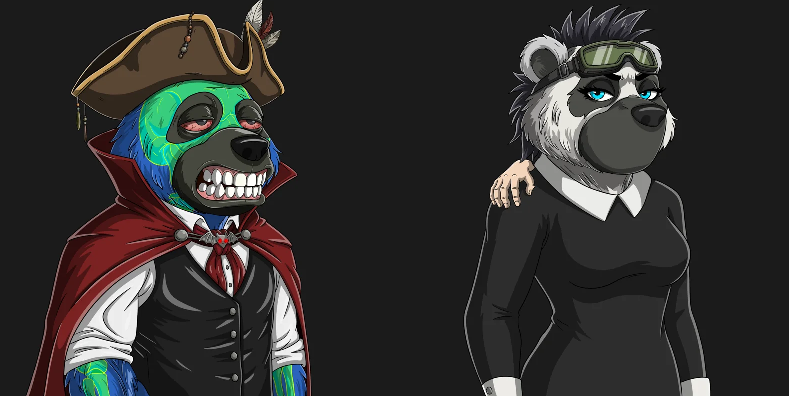 kadir_bmd's tweet photo. No halloween will be complete without both Count Dracular and Wednesday attending - only in the @ThePandarianz server! https://t.co/xaA059xzCD