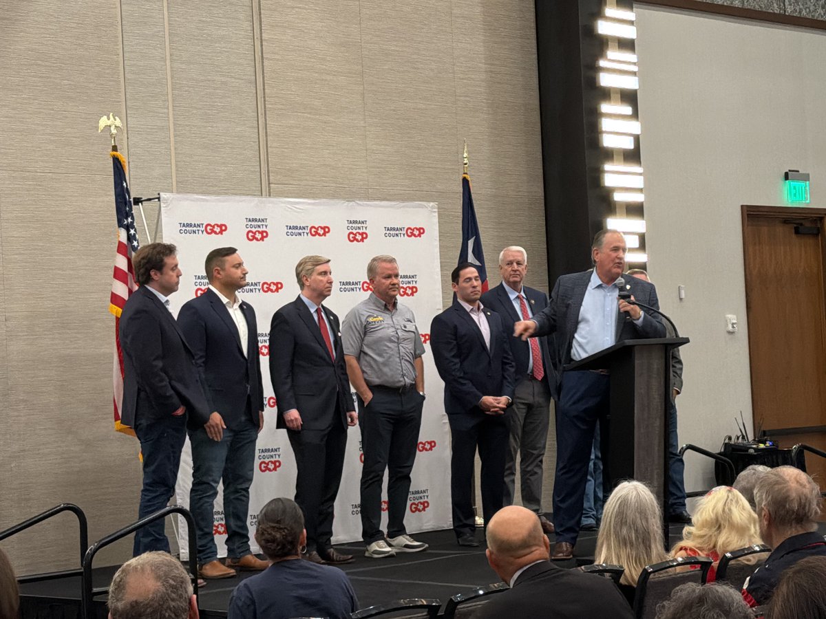 DavidCookTexas's tweet photo. The Texas we leave our Children and Grandchildren depends on what we do Right Now.

Proud to speak at last night’s @tarrantgop GOTV (Get Out the Vote) rally alongside Speaker @Burrows4TX, Congresswoman @Bethvanduyne, Senator @TanParkerTX, County Judge @TimothyOHare, Sheriff @BillWaybourn , @Ellen4Texas, @LeighForTexas and many others!

To every Volunteer knocking doors, making calls, and getting neighbors to the polls: YOU make the difference. Let’s Keep Texas STRONG!

@ArminMizaniTX 
Ryan Hill
@PhilSorrellsTX 
@MannyRamirez_TX 
@rbarnesGOP 
@MattKrauseTX