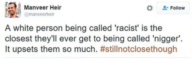 ForNullUSA's tweet photo. Believe it when we tell you that "racist" is just an antiwhite slur. https://t.co/jSG3rwb7x1