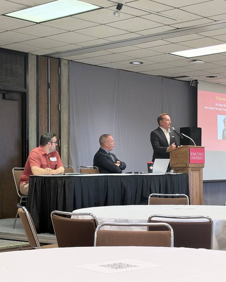 IowaSOS's tweet photo. I had the opportunity to deliver the morning keynote at the State Cybersecurity Conference hosted by @IowaStateU. I join leaders from across our state who are working to keep communities safe. By sharing knowledge we can better protect the systems Iowans depend on every day. https://t.co/JU9NgcnitD