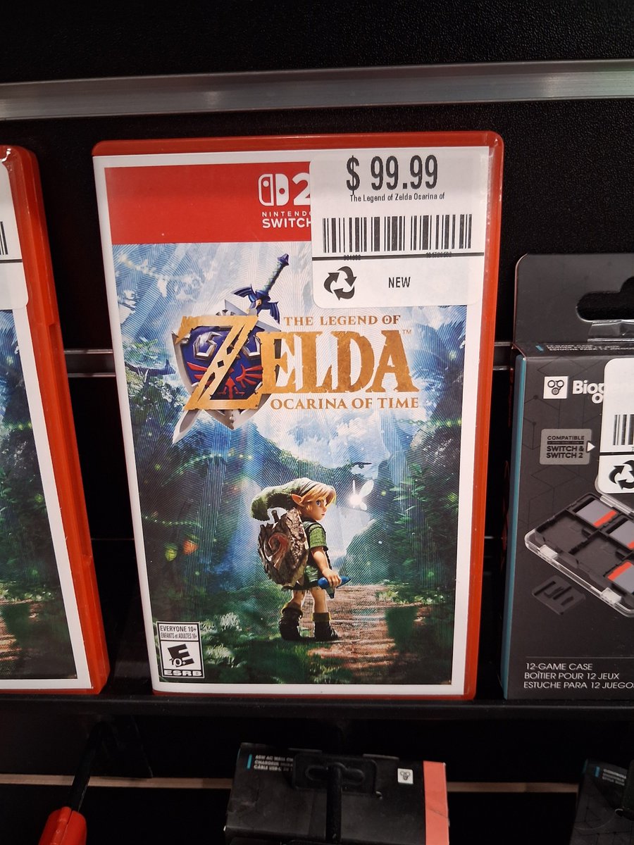NumbertwoTV's tweet photo. @maximilian_ I would pay that price for OOT in Canada but you gotta be shitting my balls @gamestop https://t.co/FdMcnrKYj8