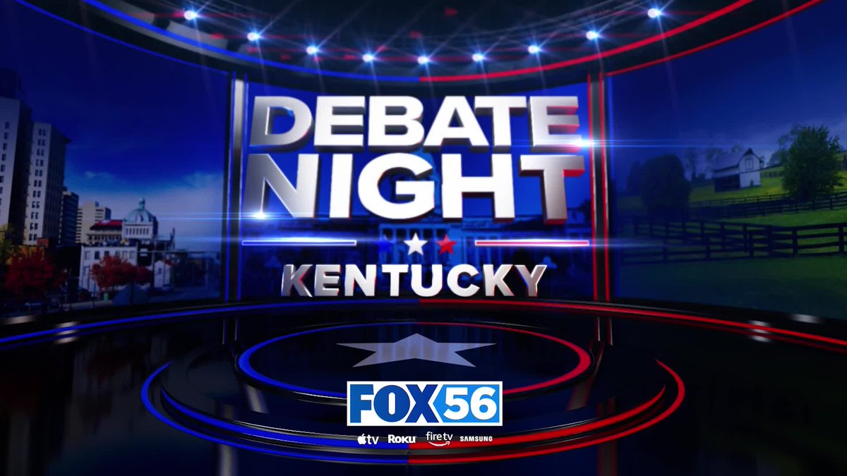 FOX56News's tweet photo. The debate may be over, but the conversation continues. Join @KyPolWeekly for post-debate analysis, key moments, and interviews with @AlvaradoForKY & @ZachDemboKY.
Stream now: FOX 56 streaming channel (https://t.co/W5MNWDUM5z), https://t.co/xmUdAiLlk6, or YouTube. #KY6Debate https://t.co/MKLKq0MHvt