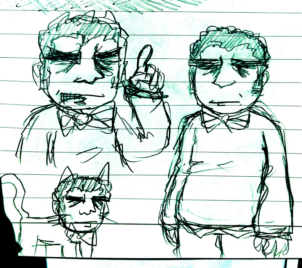 exoticoddfish's tweet photo. principal of the thing design maybe

ignore baldi, i still haven't settled on how i want to draw em https://t.co/VjV5YlEXpw