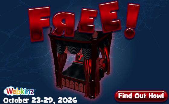 ganzestore's tweet photo. FREE Nightmare Gothic Bed when you spend 25,000 eStore Points or more until October 29, 2026! https://t.co/6ZxuoRo0j2

*Offer excludes bundles
#Webkinz #Classic #Halloween @webkinz https://t.co/vx4Yro31m2