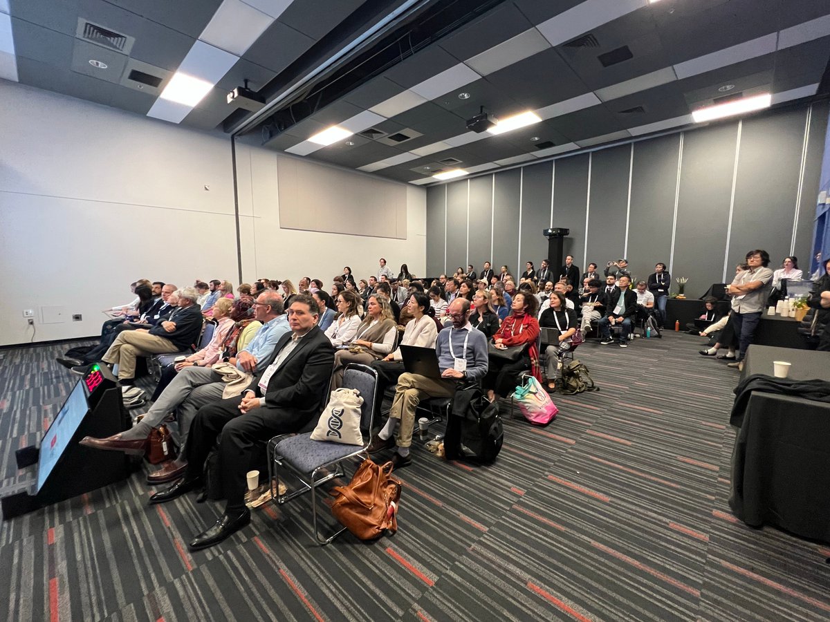 CompleteGenomic's tweet photo. 🧬 Highlights from our ASHG 2026 Industry Workshop!

From cancer detection to personalized health monitoring, our speakers shared three complementary perspectives on precision genomics:

🔹 Christopher Douville (Johns Hopkins School of Medicine)
Integrating genomic alterations and DNA fragmentation patterns to study cancer, including liquid biopsy approaches using blood and cerebrospinal fluid.

🔹 Alexander Kaplun (Variantyx)
Clinical validation of DNBSEQ-T7+ for comprehensive whole-genome sequencing across diverse variant types, including structural variants and short tandem repeats.

🔹 Michael Snyder (Stanford University)
Tracking one individual’s molecular landscape over 14 years, combining genomic, RNA, and protein profiling to study changes associated with infection, inflammation, and metabolic health.

Thank you to our speakers for sharing their research and insights!

Continue the conversation with Complete Genomics at Booth 807 to discuss sequencing and analysis approaches for your next study.

#ASHG2026 #CompleteGenomics #DNBSEQ #PrecisionMedicine #Multiomics