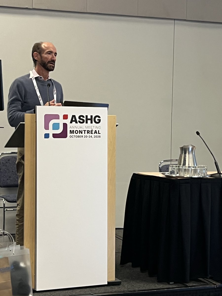 CompleteGenomic's tweet photo. 🧬 Highlights from our ASHG 2026 Industry Workshop!

From cancer detection to personalized health monitoring, our speakers shared three complementary perspectives on precision genomics:

🔹 Christopher Douville (Johns Hopkins School of Medicine)
Integrating genomic alterations and DNA fragmentation patterns to study cancer, including liquid biopsy approaches using blood and cerebrospinal fluid.

🔹 Alexander Kaplun (Variantyx)
Clinical validation of DNBSEQ-T7+ for comprehensive whole-genome sequencing across diverse variant types, including structural variants and short tandem repeats.

🔹 Michael Snyder (Stanford University)
Tracking one individual’s molecular landscape over 14 years, combining genomic, RNA, and protein profiling to study changes associated with infection, inflammation, and metabolic health.

Thank you to our speakers for sharing their research and insights!

Continue the conversation with Complete Genomics at Booth 807 to discuss sequencing and analysis approaches for your next study.

#ASHG2026 #CompleteGenomics #DNBSEQ #PrecisionMedicine #Multiomics