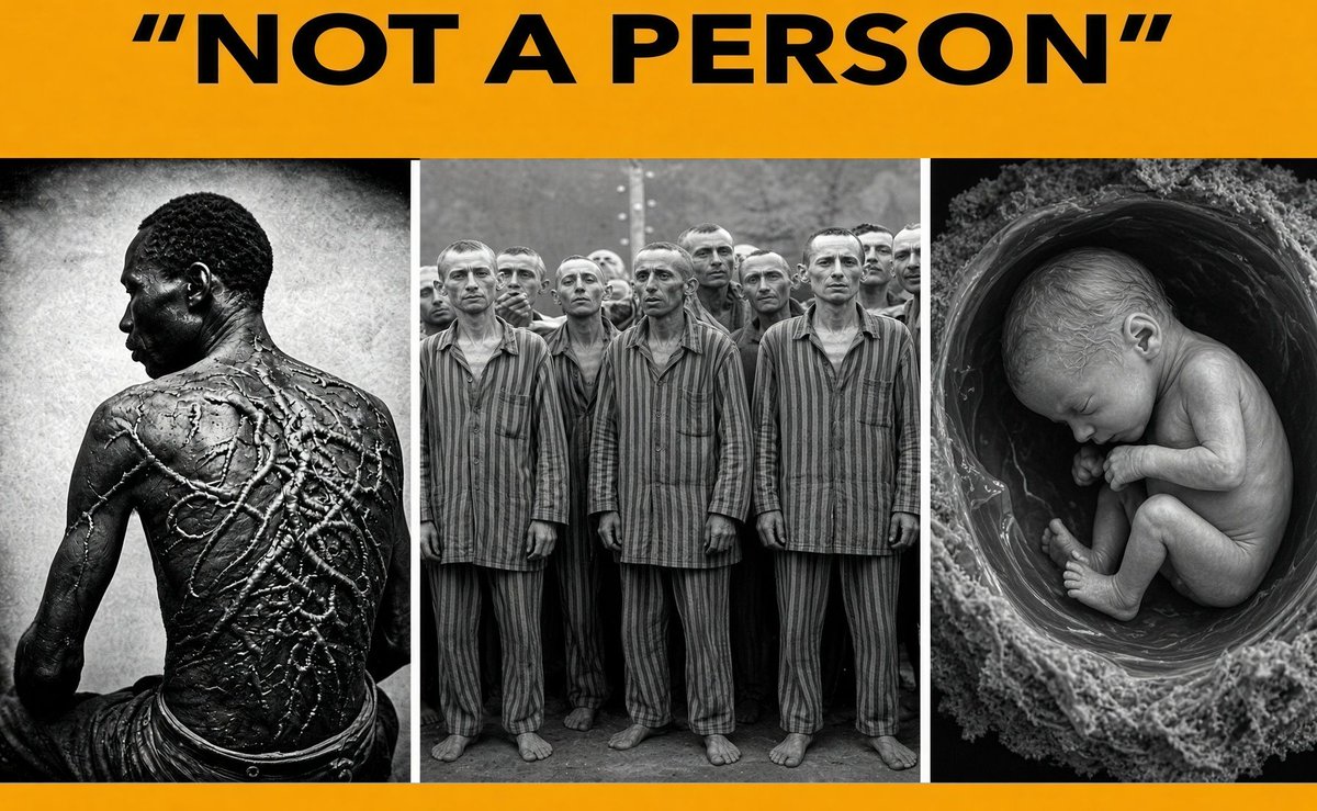LifeNewsHQ's tweet photo. They say they're "not a person" to justify killing them. https://t.co/aw4QVVwwYK