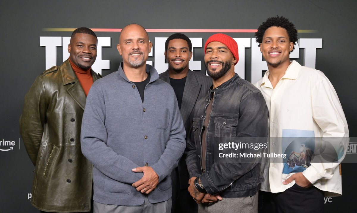 PowerTVFans's tweet photo. Omari Hardwick, Michael Ealy, Dana Gourrier, Jaalen Best, Kai Parham, Amin Joseph and Ben Watkins at ‘The Greatest’ screening (10.21.26) https://t.co/pNDLpJcYha