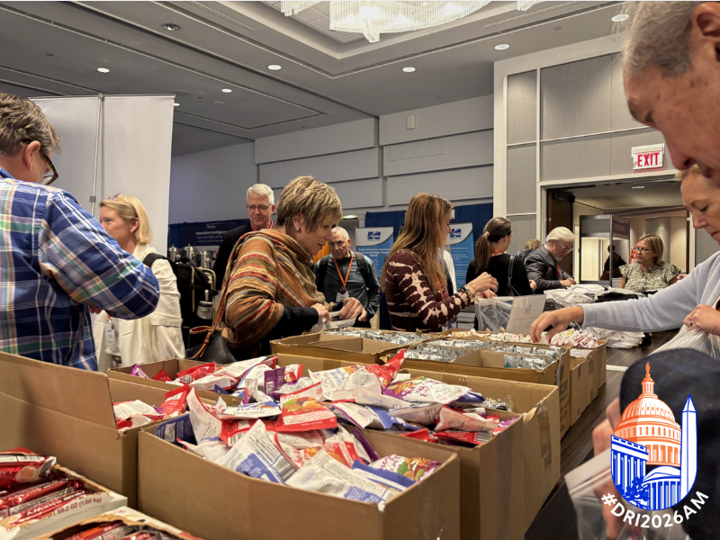 DRICommunity's tweet photo. DRI attendees participated in a DRI Cares event with Friendship Place to make care kits for veterans and others in the DC community who are experiencing homelessness. 

#DRI2026AM #DRICommunity #DRILawyer #Lawyers #Attorneys #DRIFoundation #DRICares #FriendshipPlace #DC https://t.co/9C5dX5plmE