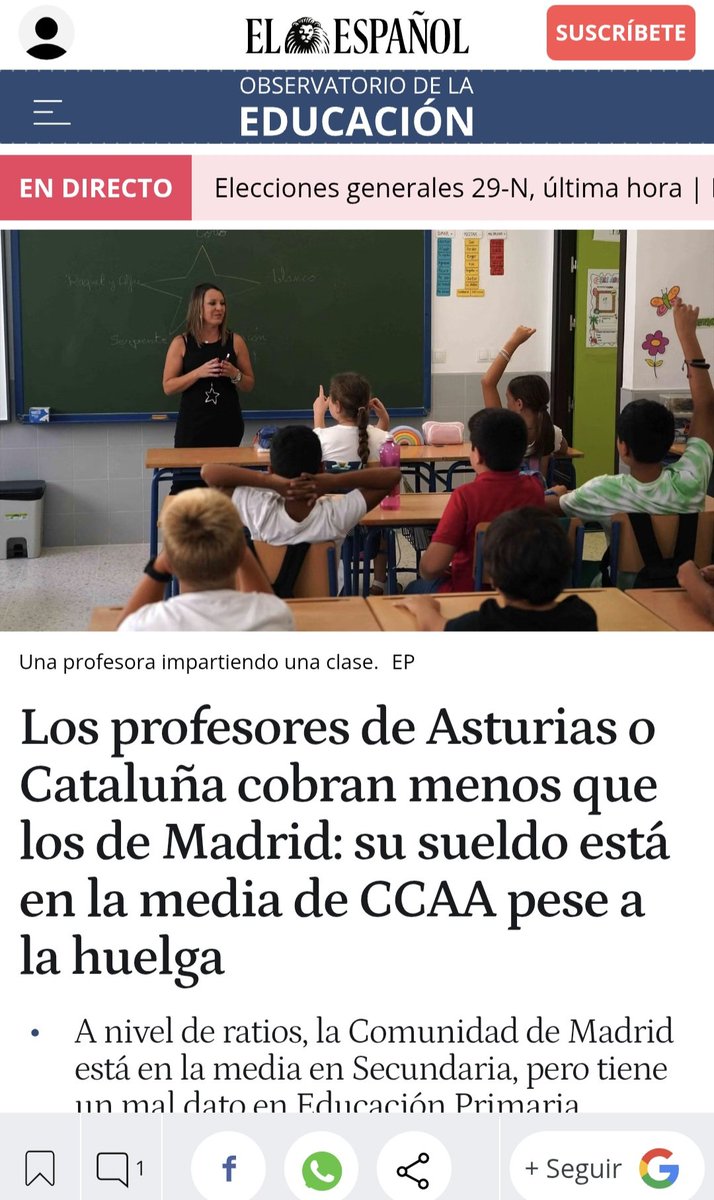 epesimo's tweet photo. Hace 18 meses Ayuso firmó el Acuerdo con la Mesa Sectorial de la Enseñanza de Madrid (UGT, ANPE, CSIF, CCOO) por lo que quedan aún otros 18 meses de VIGENCIA.
Están en HUELGA POLÍTICA porque lo ha ORDENADO así el delincuente Sánchez

#23OctubrESP #LaNoche24h #LaHora23O https://t.co/CToKnQ5ds6