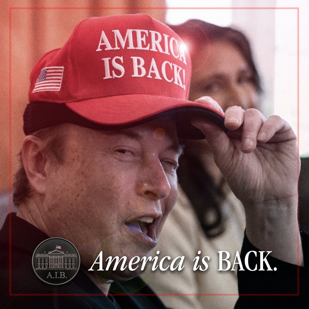 AmericaIsBackOG's tweet photo. @MAGAVoice Elon Musk with the $AIB hat asap please!

2JJ3ZDTV6eUK67Veb2MzNLNmp1qK7daNsAvYmFRQpump https://t.co/Jz6VHbd0hm