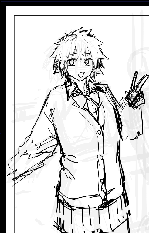 esukebe's tweet photo. 描き下ろし作業進行中 https://t.co/lbPUShgLyR