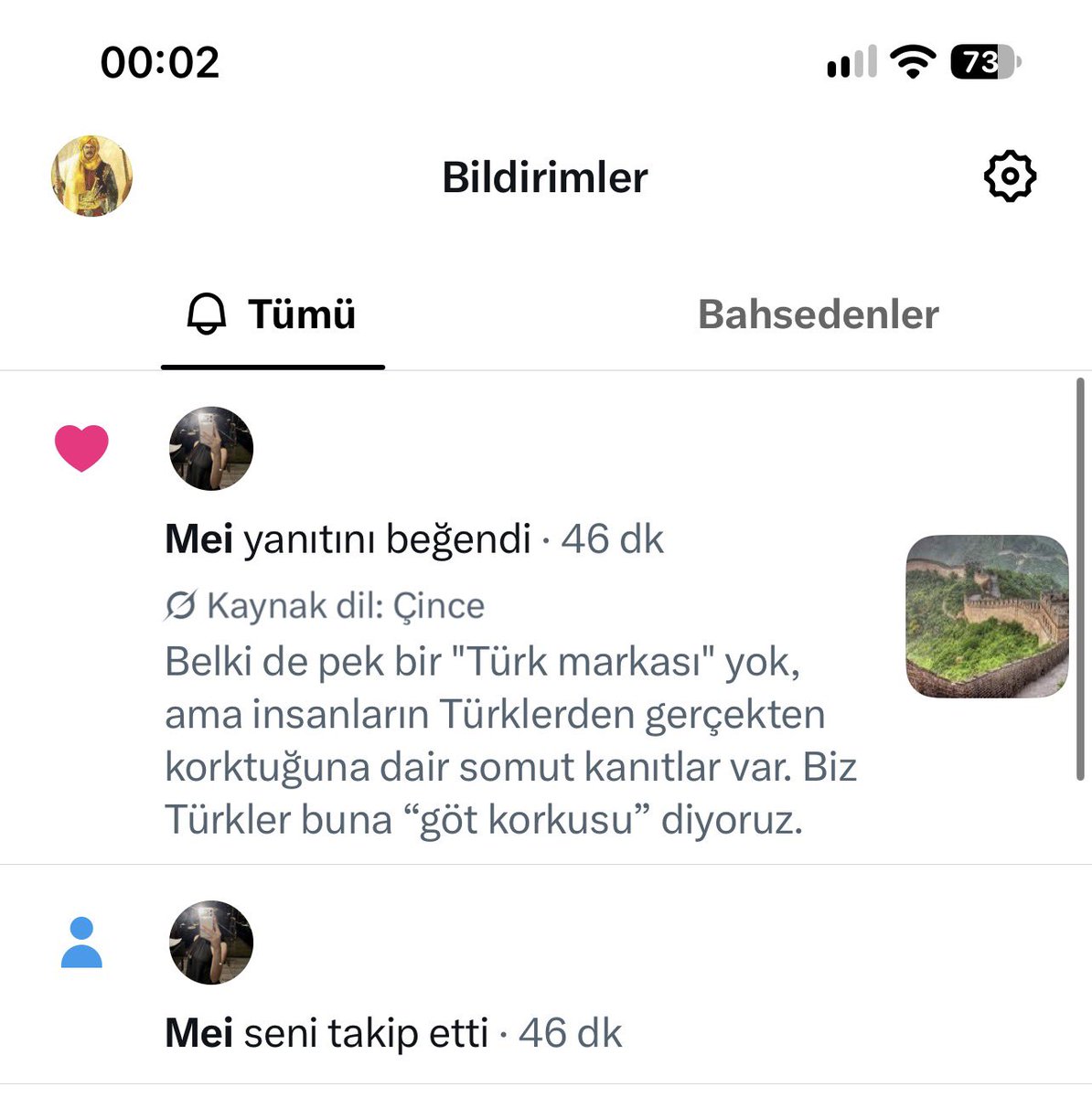 dadaloglu001's tweet photo. Beyler baktılar agır sövüyorum sıkıntı cıkartıyorum cinli gacı yolladılar tabikide düşermiyim bu tuzaga düşerim mk hakkınızı helal edin ben taraf degiştiriyorum 🤣 yanlış anlaşılmasın atalarımızın izinden gidiyorum 

#レコメン #LulaEJanonesAoVivo19h #PoloFest #China #Turkey https://t.co/Cbj218YREA