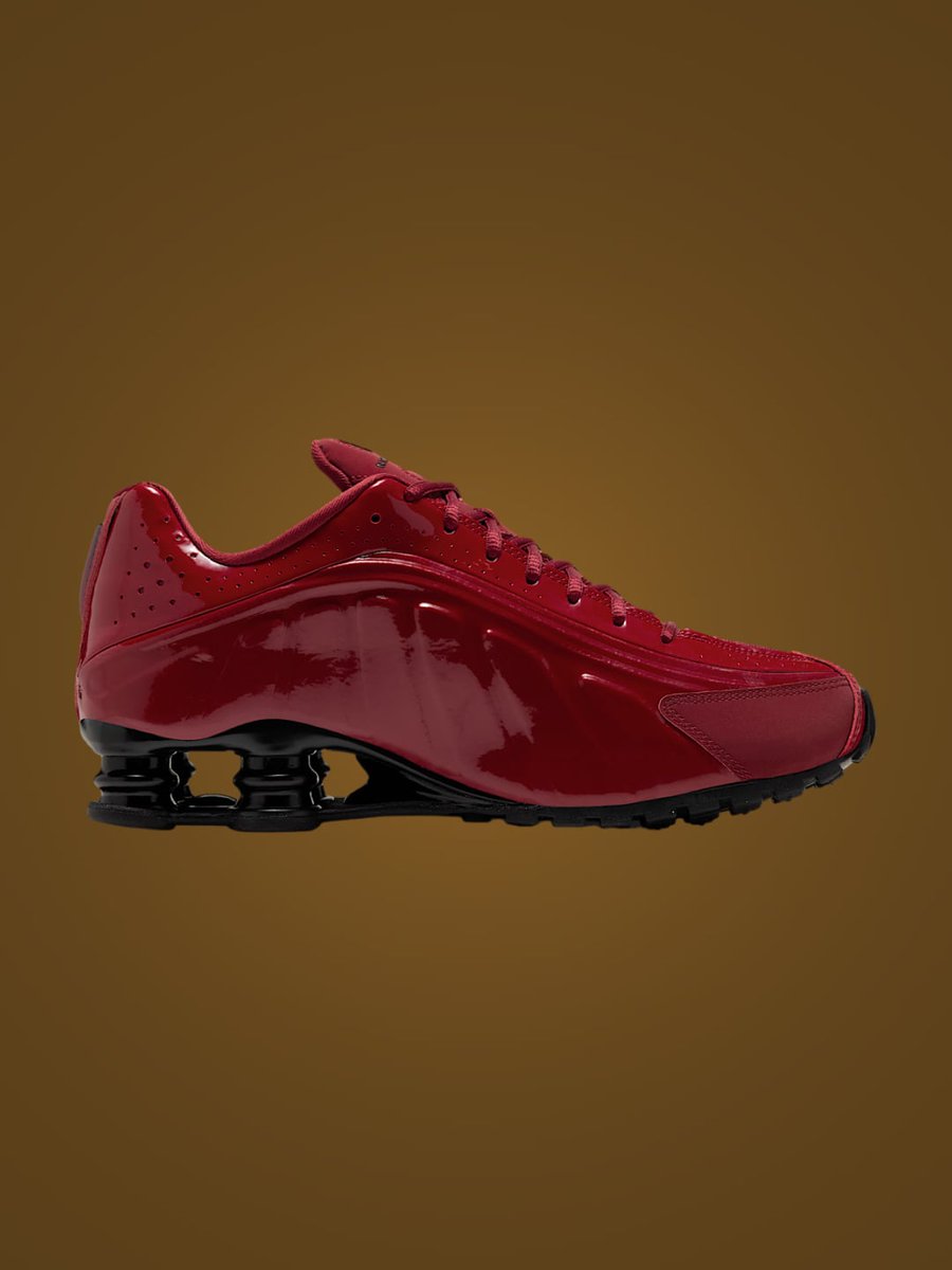 Kixify's tweet photo. Nike Shox R4 Team Red / Black release November 2026 for $155. https://t.co/275apTCH3q https://t.co/AKcQEKJ2v9