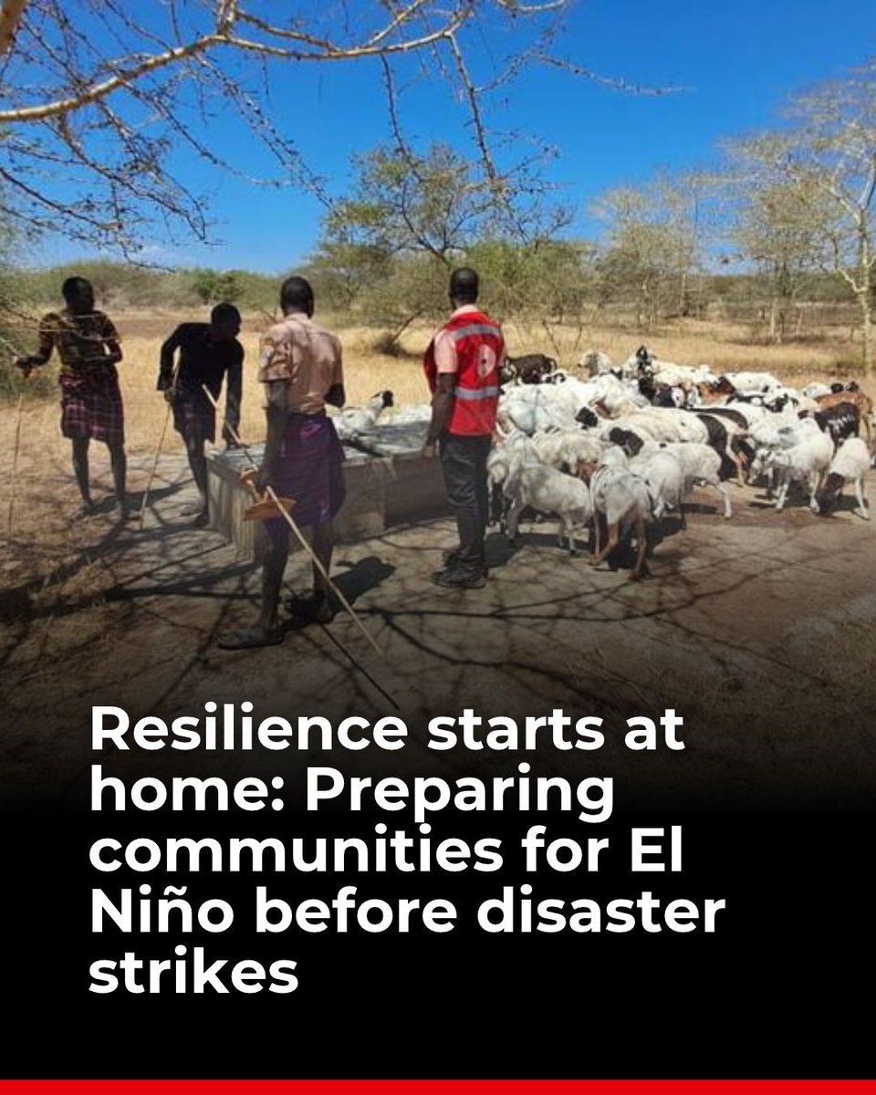 ifrc's tweet photo. Resilience starts long before disaster strikes. Across Africa, communities are facing the impacts of El Niño, from droughts to floods. Early action, led by Red Cross and Red Crescent volunteers, is helping turn forecasts into action before crises deepen.

Read more: https://t.co/RyRxhzdhEt