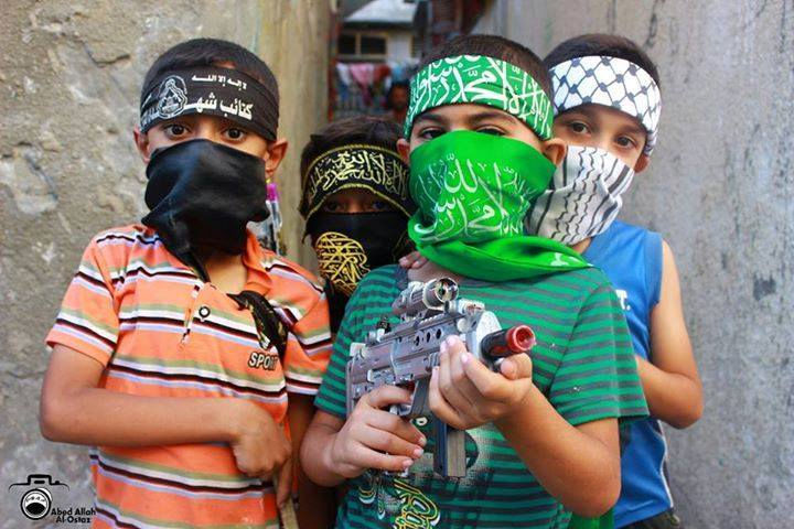 screenstarr's tweet photo. @BrianFlanagan1 @LauraTrottMP You mean the Gazan kids like the ones below? They are little monsters who are well armed and jonesing to murder Jews. That makes them complicit in the terrorism wrought by Hamas and other terrorists. Screw them and screw you. https://t.co/NJ1J87DZM3