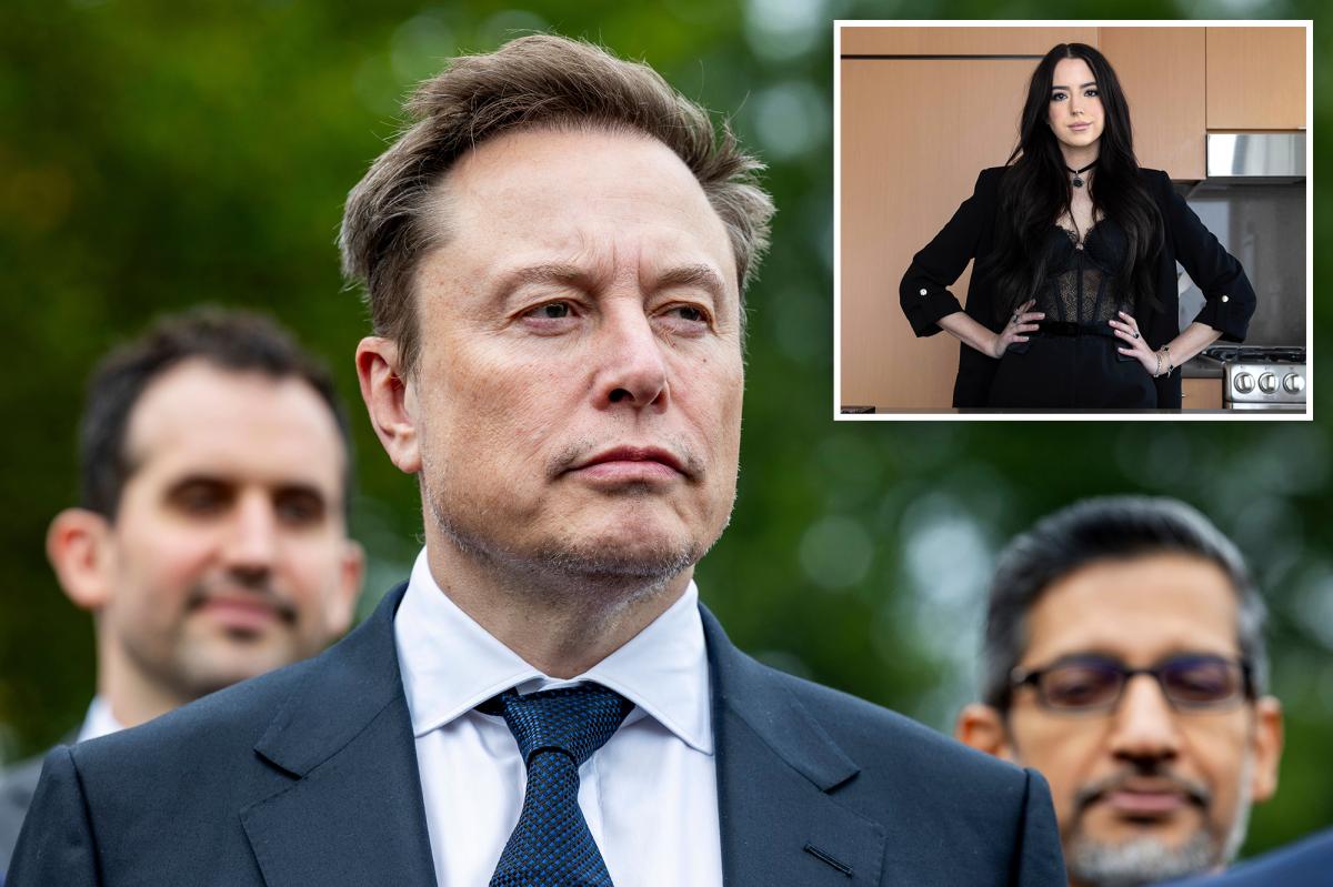 nypost's tweet photo. Elon Musk and estranged baby mama Ashley St. Clair skip custody court date as lawyers negotiate child support https://t.co/Qc6C8pAH9I https://t.co/O4nA3LKiaX