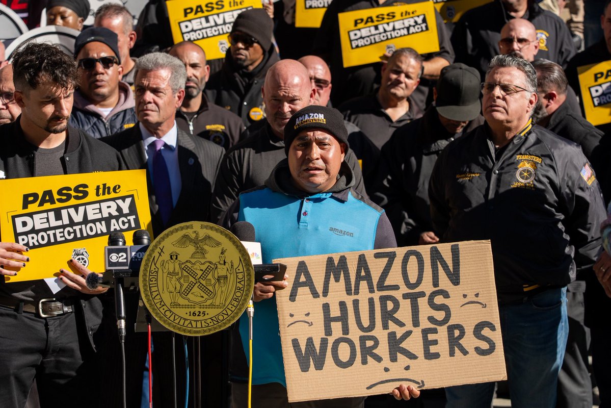TeamstersJC16's tweet photo. When workers say what they need, LISTEN!

It’s time to PASS the DELIVERY PROTECTION ACT! https://t.co/cXyKd463v6