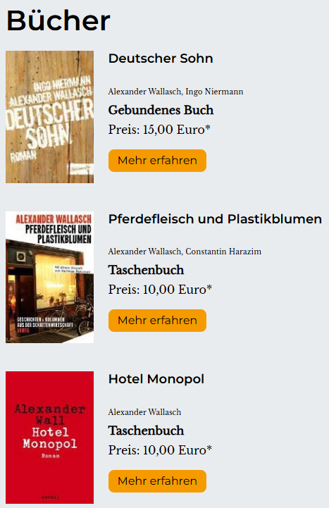 SprachPhilo's tweet photo. Noch interessanter: Alexander #Wallasch, mein neuer bester Freund der gepflegten deutschen Sprache, war in seinem früheren Leben Türsteher, zumindest laut Wikipedia. Ein Informant sagte mir heute, nicht gerade im sympathischsten Milieu. Über eine abgeschlossene Ausbildung ist nichts bekannt. Publizistisch ist Wallasch als Autor von drei offenbar kommerziell erfolglosen Romanen in Erscheinung getreten. Vielleicht sollte die #AfD darüber nachdenken, wen sie hier als Quelle zitiert.